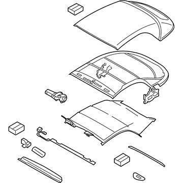 BMW 54-34-7-180-135 Folding Top, Eh