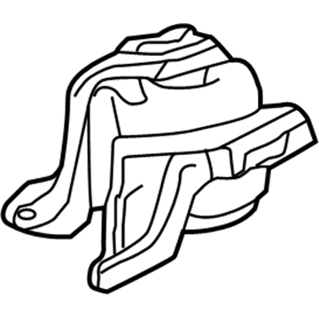 Acura 50870-TZ4-A02 Rubber, Transmission Mounting