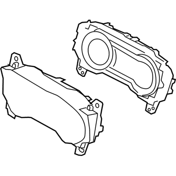 Ford GJ7Z-10849-AK Cluster Assembly