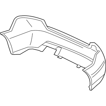 Honda 04715-SVA-A90ZZ Face, Rear Bumper (Dot)