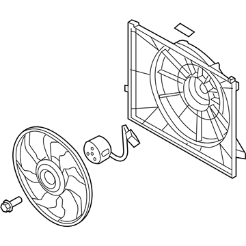 Hyundai 25380-0A210 Blower Assembly