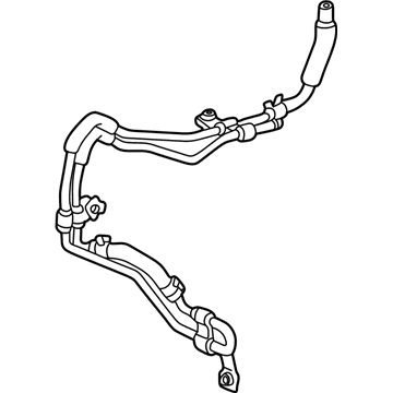 Lexus 44406-50220 Power Steering Return Tube Sub-Assembly, No.1