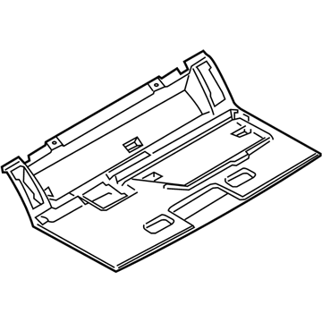 BMW 51-47-7-376-494 TRIM PANEL, TRUNK FLOOR