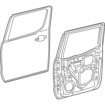 Toyota 67003-04121 Door Shell