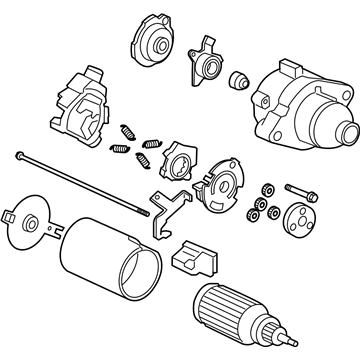 Acura 06312-R40-505RM Starter, Core Id (Sm-73002) (06312-R40-505Rm) (Reman)