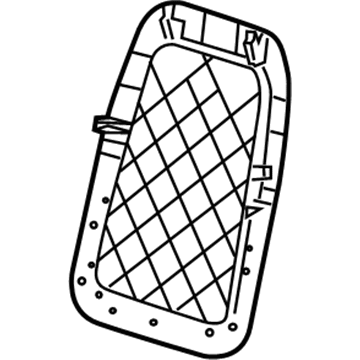 GM 22789373 Seat Back Panel