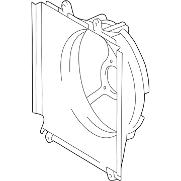 Toyota 16711-74540 Shroud Sub-Assy, Fan