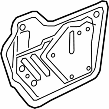 GM 84087982 Water Deflector