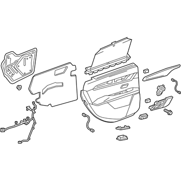 GM 84161173 Door Trim Panel