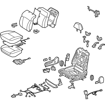 Lexus 71100-30P70-A5 Seat Assy, Front RH