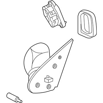 Ford 1L2Z-17682-BAA Mirror Assembly