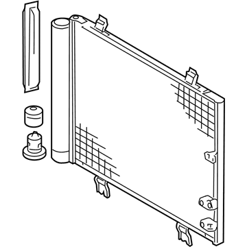 Lexus 88460-30A71 CONDENSER Assembly