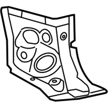 Lexus 57605-60250 Member Sub-Assembly, Rear