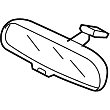 Honda 76400-T2F-C01 Mirror Assembly, Rearview (Hss)