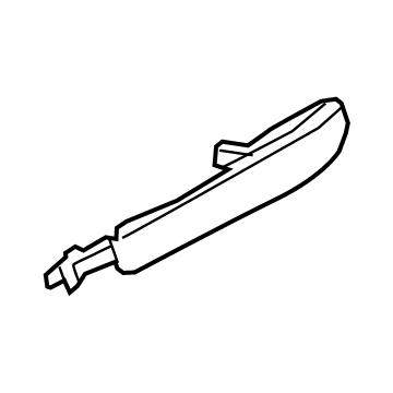 BMW 51-21-8-492-210 DOOR HANDLE, PAINTED, EXTERI