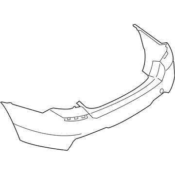 BMW 51-12-8-048-593 Panel, Bumper, Primed, Rear