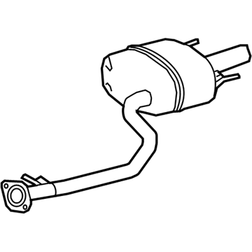 Lexus 17430-38660 Exhaust Tail Pipe Assembly