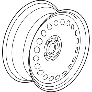 GM 22969718 Wheel, Steel