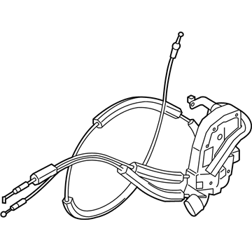 Nissan 80500-9ME0A Front Right (Passenger-Side) Door Lock Actuator