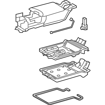 Lexus 589E0-50120-C4 Armrest Assy, Rear Seat