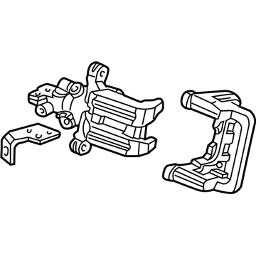 Honda 43018-S2A-013RM Caliper Sub-Assembly, Right Rear (Reman)