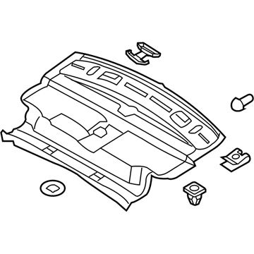 Hyundai 85720-3N100-RY Trim Assembly-Lugg Partition