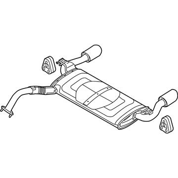 Kia 28710B0880 Muffler Assembly-Rear