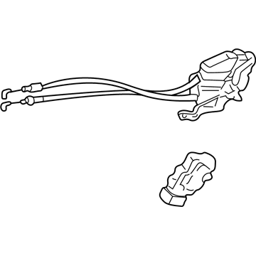 Toyota 69060-47020 Rear Door Lock Assembly, Left