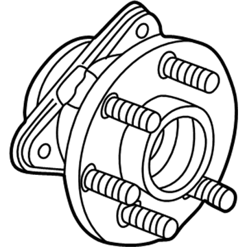 Mopar 52068964AF Disc Brake Hub Front Right