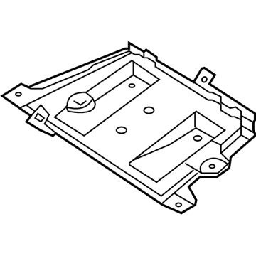 Nissan 64860-9PJ0A Bracket Assembly-Battery Mounting