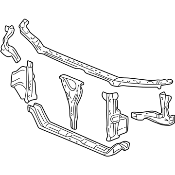 Acura 60400-S0K-A01ZZ Bulkhead, Front