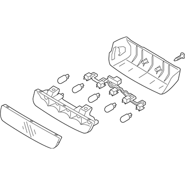 Kia 927012K010 Lamp Assembly-High Mounted Stop