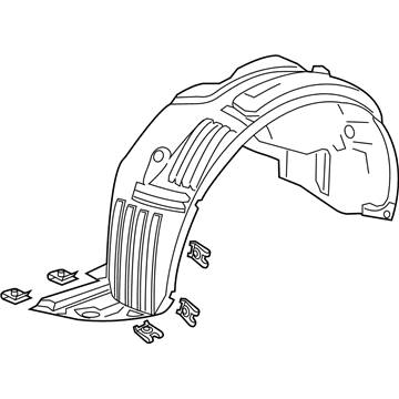 Acura 74151-TZ5-A10 Feeder, Left Front (Inner)