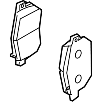 Nissan D1060-CA093 Pad Kit - Disc Brake