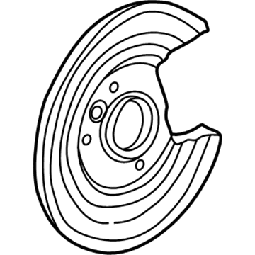 Honda 43253-SDA-A51 Splash Guard, Right Rear