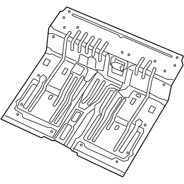 Mopar 68342066AA Pan-Rear Floor