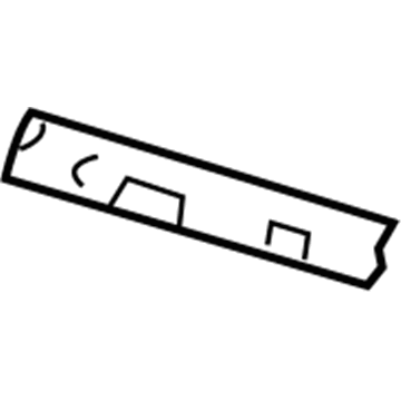Nissan 62222-1FA0A Bracket Front Bumper Side RH