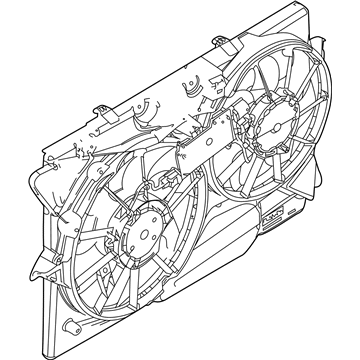 Ford BA8Z-8C607-G Fan Assembly