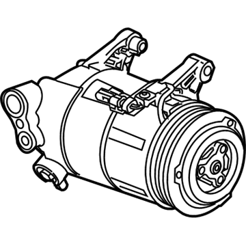 GM 84445507 Air Conditioner Compressor Kit