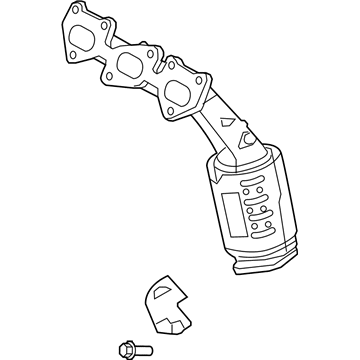 Kia 285103C015 Exhaust Manifold Catalytic Assembly, Left