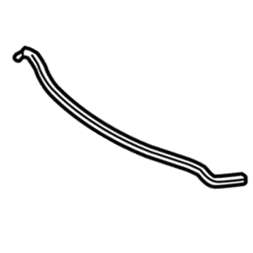 Lexus 67895-30020 Weatherstrip, Rear Door, No.3 RH