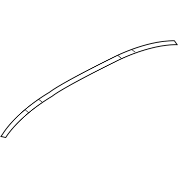 BMW 51-13-7-181-353 Roof Moulding Prime-Coated Left