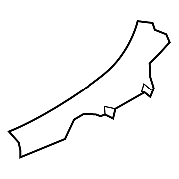 Nissan 769B6-6CA0A Plate Kick Re R
