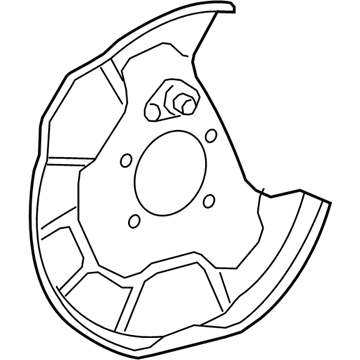 Lexus 47881-78011 Cover, Disc Brake Du