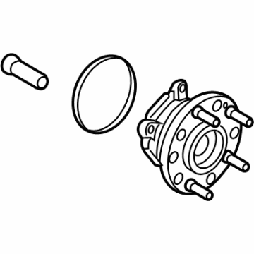 Hyundai 52730-B1051 Rear Wheel Hub And Bearing Assembly