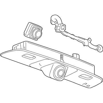 GM 84725116 License Lamp Assembly