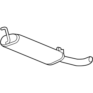 GM 42390829 Rear Muffler