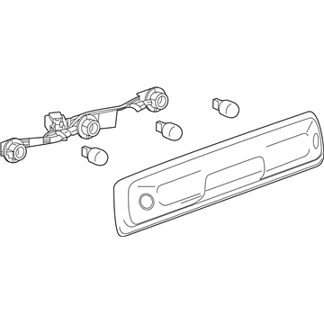 GM 52127100 High Mount Lamp