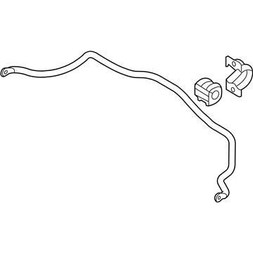 Hyundai 54810-4D000 STABILZIER Bar & BUSHING Assembly