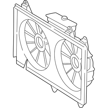 Lexus 16711-50110 Shroud, Fan